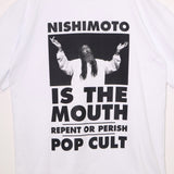 [Scheduled for delivery in mid-August] NISHIMOTO IS THE MOUTH POP-CULT S/S TEE NIM-C11 WHITE