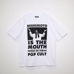 [Scheduled for delivery in mid-August] NISHIMOTO IS THE MOUTH POP-CULT S/S TEE NIM-C11 WHITE