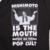 [Scheduled for delivery in mid-August] NISHIMOTO IS THE MOUTH POP-CULT L/S TEE NIM-C12 BLACK