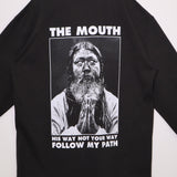 [Scheduled for delivery in mid-August] NISHIMOTO IS THE MOUTH POP-CULT L/S TEE NIM-C12 BLACK