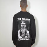 [Scheduled for delivery in mid-August] NISHIMOTO IS THE MOUTH POP-CULT L/S TEE NIM-C12 BLACK