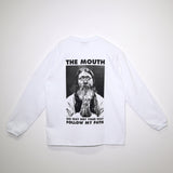 [Scheduled for delivery in mid-August] NISHIMOTO IS THE MOUTH POP-CULT L/S TEE NIM-C12 WHITE