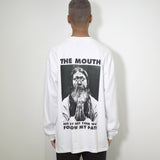 [Scheduled for delivery in mid-August] NISHIMOTO IS THE MOUTH POP-CULT L/S TEE NIM-C12 WHITE