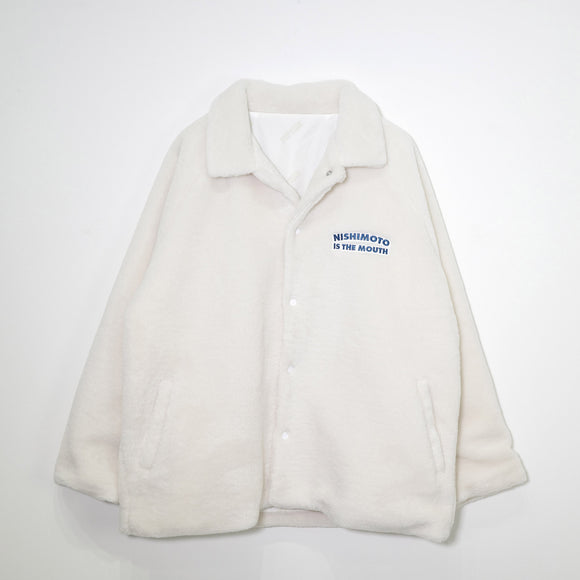 [Scheduled for delivery in mid-August] NISHIMOTO IS THE MOUTH FUR COACH JACKET NIM-C1JK WHITE