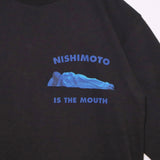 [Scheduled for delivery in mid-August] NISHIMOTO IS THE MOUTH SYMBOL L/S TEE NIM-C22 BLACK