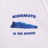 [Scheduled for delivery in mid-August] NISHIMOTO IS THE MOUTH SYMBOL L/S TEE NIM-C22 WHITE