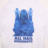 [Scheduled for delivery in mid-August] NISHIMOTO IS THE MOUTH SYMBOL L/S TEE NIM-C22 WHITE