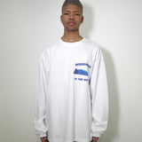 [Scheduled for delivery in mid-August] NISHIMOTO IS THE MOUTH SYMBOL L/S TEE NIM-C22 WHITE