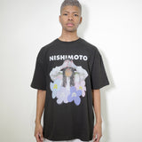 [Scheduled for delivery in mid-August] NISHIMOTO IS THE MOUTH FLOWER S/S TEE NIM-C31 BLACK