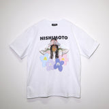 [Scheduled for delivery in mid-August] NISHIMOTO IS THE MOUTH FLOWER S/S TEE NIM-C31 WHITE