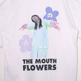 [Scheduled for delivery in mid-August] NISHIMOTO IS THE MOUTH FLOWER S/S TEE NIM-C31 WHITE