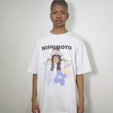 [Scheduled for delivery in mid-August] NISHIMOTO IS THE MOUTH FLOWER S/S TEE NIM-C31 WHITE