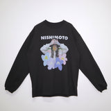 NISHIMOTO IS THE MOUTH FLOWER L/S TEE NIM-C32 BLACK