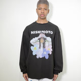 NISHIMOTO IS THE MOUTH FLOWER L/S TEE NIM-C32 BLACK