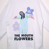 [Scheduled for delivery in mid-August] NISHIMOTO IS THE MOUTH FLOWER L/S TEE NIM-C32 WHITE