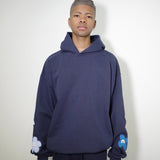 [Scheduled for delivery in mid-August] NISHIMOTO IS THE MOUTH FLOWER SWEAT HOODIE NIM-C53 NAVY