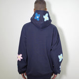 NISHIMOTO IS THE MOUTH FLOWER SWEAT HOODIE NIM-C53 NAVY