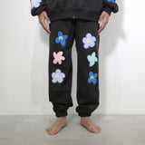 NISHIMOTO IS THE MOUTH FLOWER SWEAT PANTS NIM-C55 BLACK