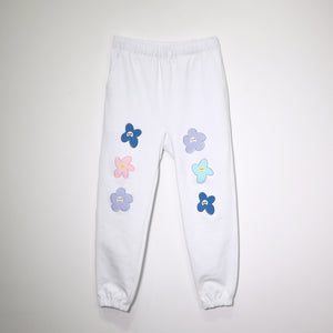 NISHIMOTO IS THE MOUTH FLOWER SWEAT PANTS NIM-C55 WHITE