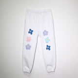 NISHIMOTO IS THE MOUTH FLOWER SWEAT PANTS NIM-C55 WHITE