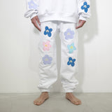 NISHIMOTO IS THE MOUTH FLOWER SWEAT PANTS NIM-C55 WHITE