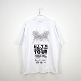 [Reserved product/Delivery in late August to early September] NISHIMOTO IS THE MOUTH METAL TOUR S/S TEE NIM-D11 WHITE