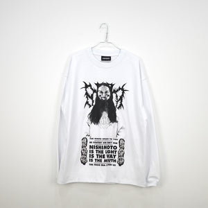 [Reserved product/Delivery in late August to early September] NISHIMOTO IS THE MOUTH METAL TOUR L/S TEE NIM-D12 WHITE