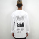 NISHIMOTO IS THE MOUTH METAL TOUR L/S TEE NIM-D12 WHITE