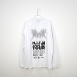 NISHIMOTO IS THE MOUTH METAL TOUR L/S TEE NIM-D12 WHITE