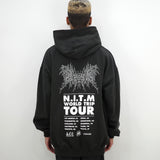 [Reserved product/Delivery in late August to early September] NISHIMOTO IS THE MOUTH METAL TOUR SWEAT HOODIE NIM-D13 BLACK