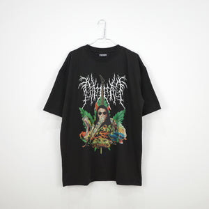 [Reserved product/Delivery in late August to early September] NISHIMOTO IS THE MOUTH METAL COLLAGE S/S TEE NIM-D21 BLACK
