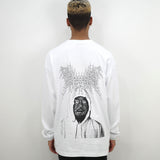 NISHIMOTO IS THE MOUTH METAL COLLAGE L/S TEE NIM-D22 WHITE