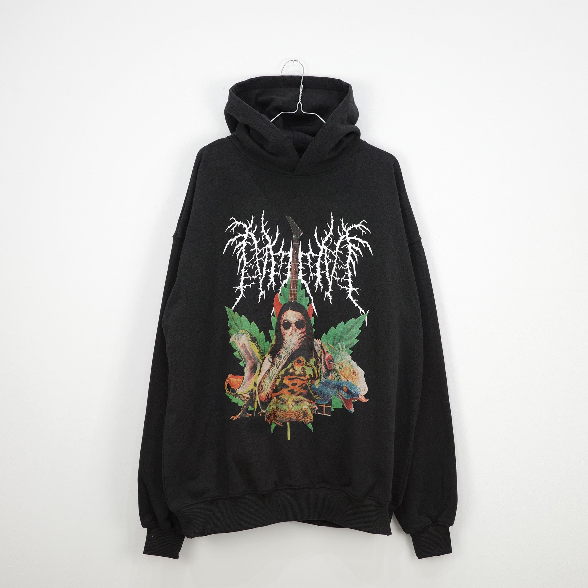 NISHIMOTO IS THE MOUTH METAL COLLAGE SWEAT HOODIE NIM-D23 BLACK – COMMON  BASE
