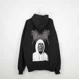 NISHIMOTO IS THE MOUTH METAL COLLAGE SWEAT HOODIE NIM-D23 BLACK