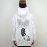 NISHIMOTO IS THE MOUTH METAL COLLAGE SWEAT HOODIE NIM-D23 WHITE