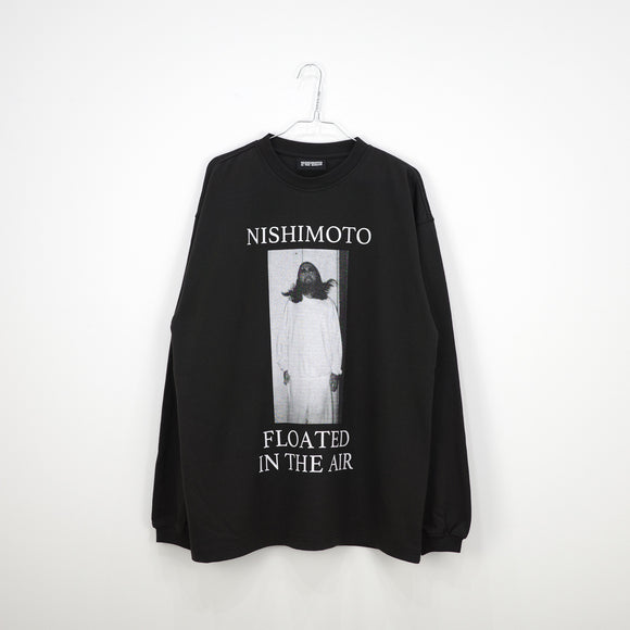 [Reserved product/Delivery in late August to early September] NISHIMOTO IS THE MOUTH FLOAT L/S TEE NIM-D32 BLACK