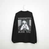 NISHIMOTO IS THE MOUTH FLOAT L/S TEE NIM-D32 BLACK