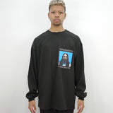 [Reserved product/Delivery in late August to early September] NISHIMOTO IS THE MOUTH ID L/S TEE NIM-D42 BLACK