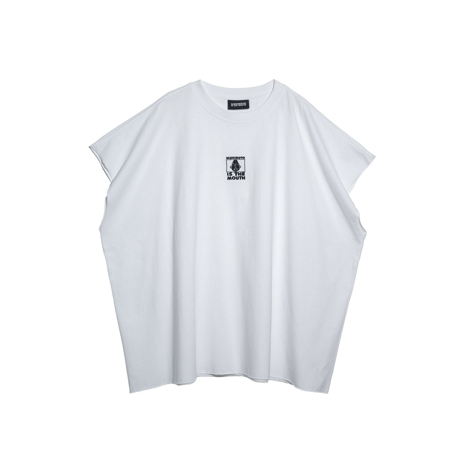 NISHIMOTO IS THE MOUTH WIDE N/S TEE NIM-EWD00 WHITE