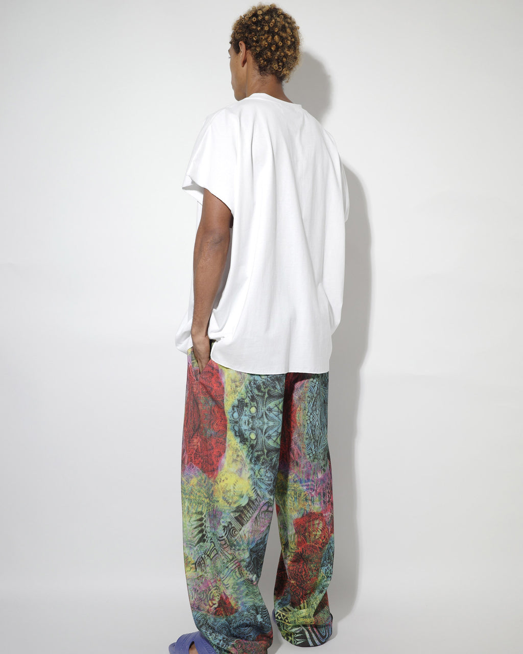 NISHIMOTO IS THE MOUTH WIDE N/S TEE NIM-EWD00 WHITE