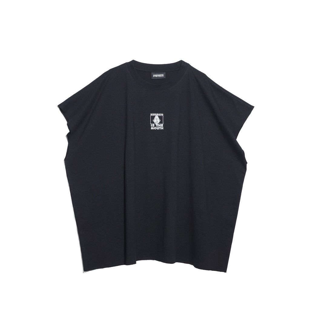 NISHIMOTO IS THE MOUTH WIDE N/S TEE NIM-EWD00 BLACK