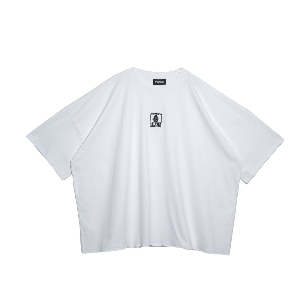 NISHIMOTO IS THE MOUTH WIDE S/S TEE NIM-EWD01 WHITE
