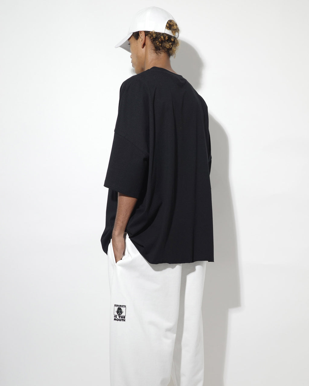 NISHIMOTO IS THE MOUTH WIDE S/S TEE NIM-EWD01 BLACK