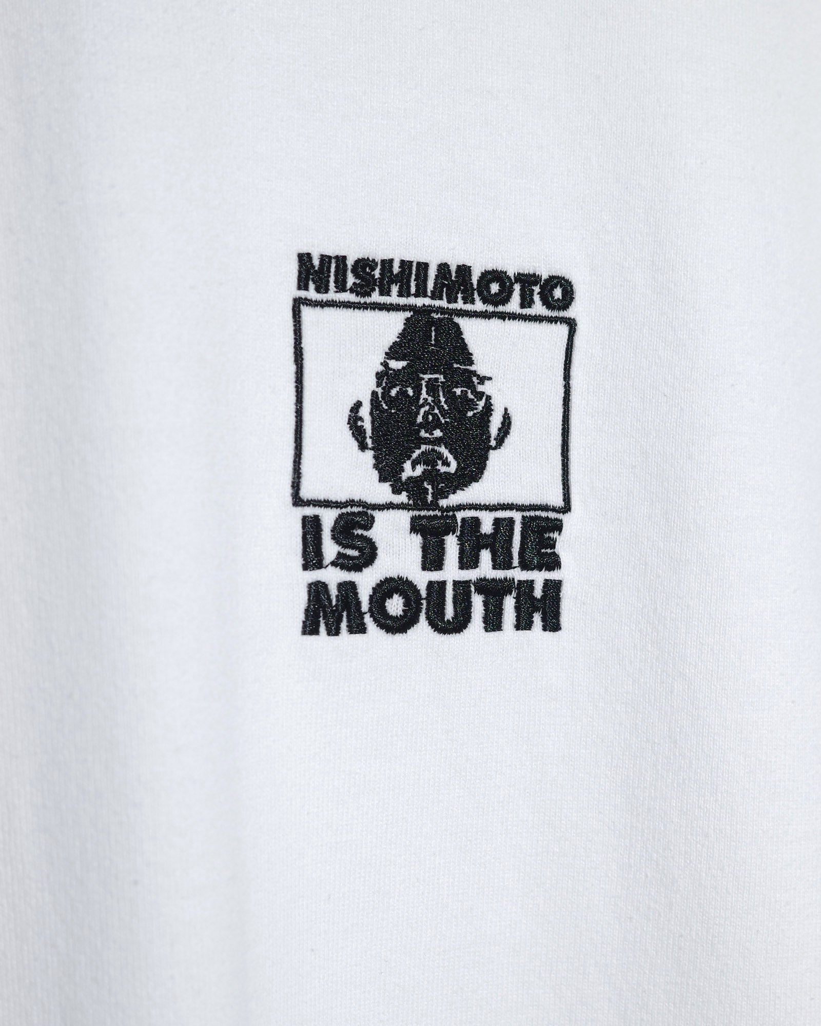 NISHIMOTO IS THE MOUTH WIDE S/S TEE NIM-EWD01 WHITE