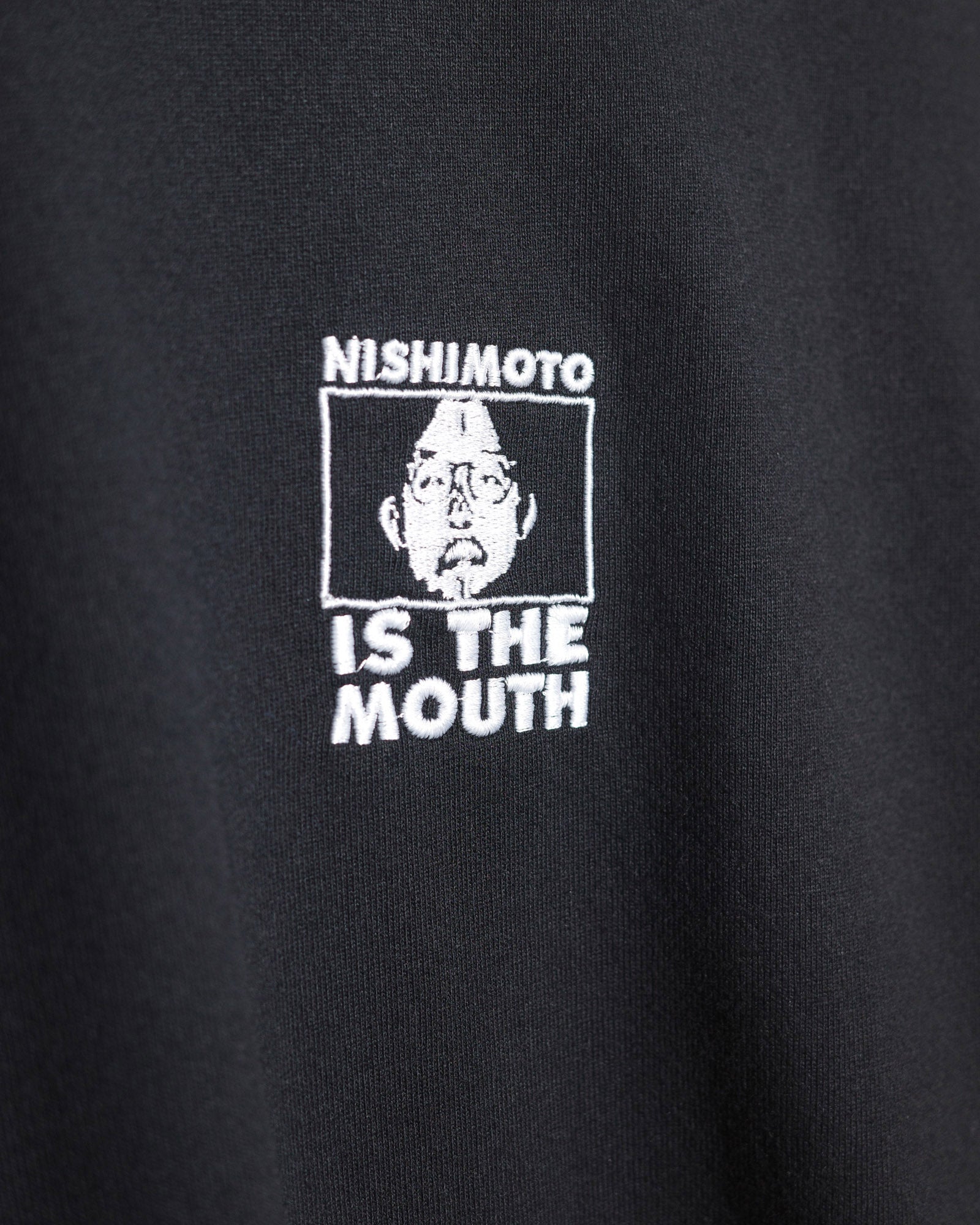 NISHIMOTO IS THE MOUTH WIDE S/S TEE NIM-EWD01 BLACK
