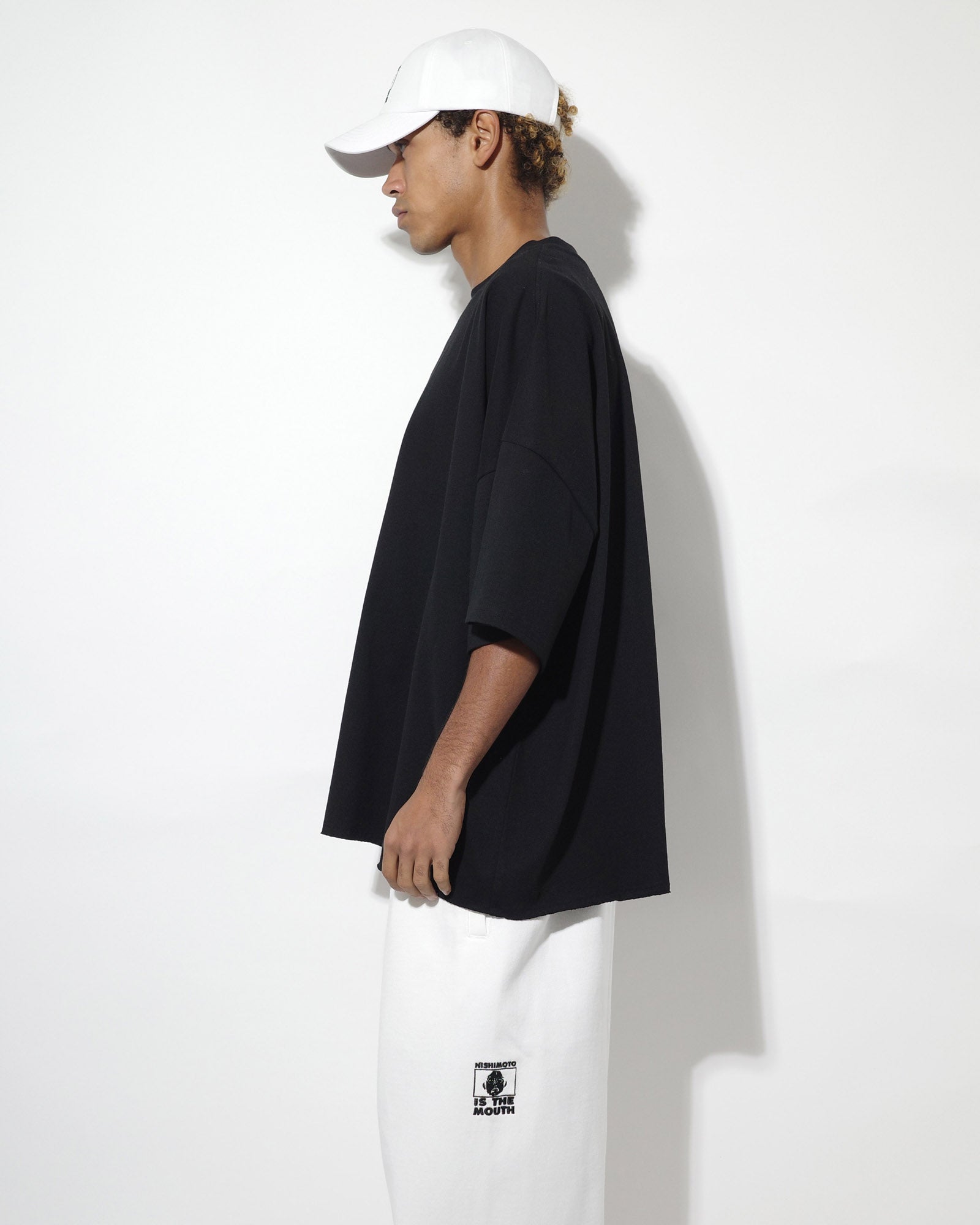 NISHIMOTO IS THE MOUTH WIDE S/S TEE NIM-EWD01 BLACK