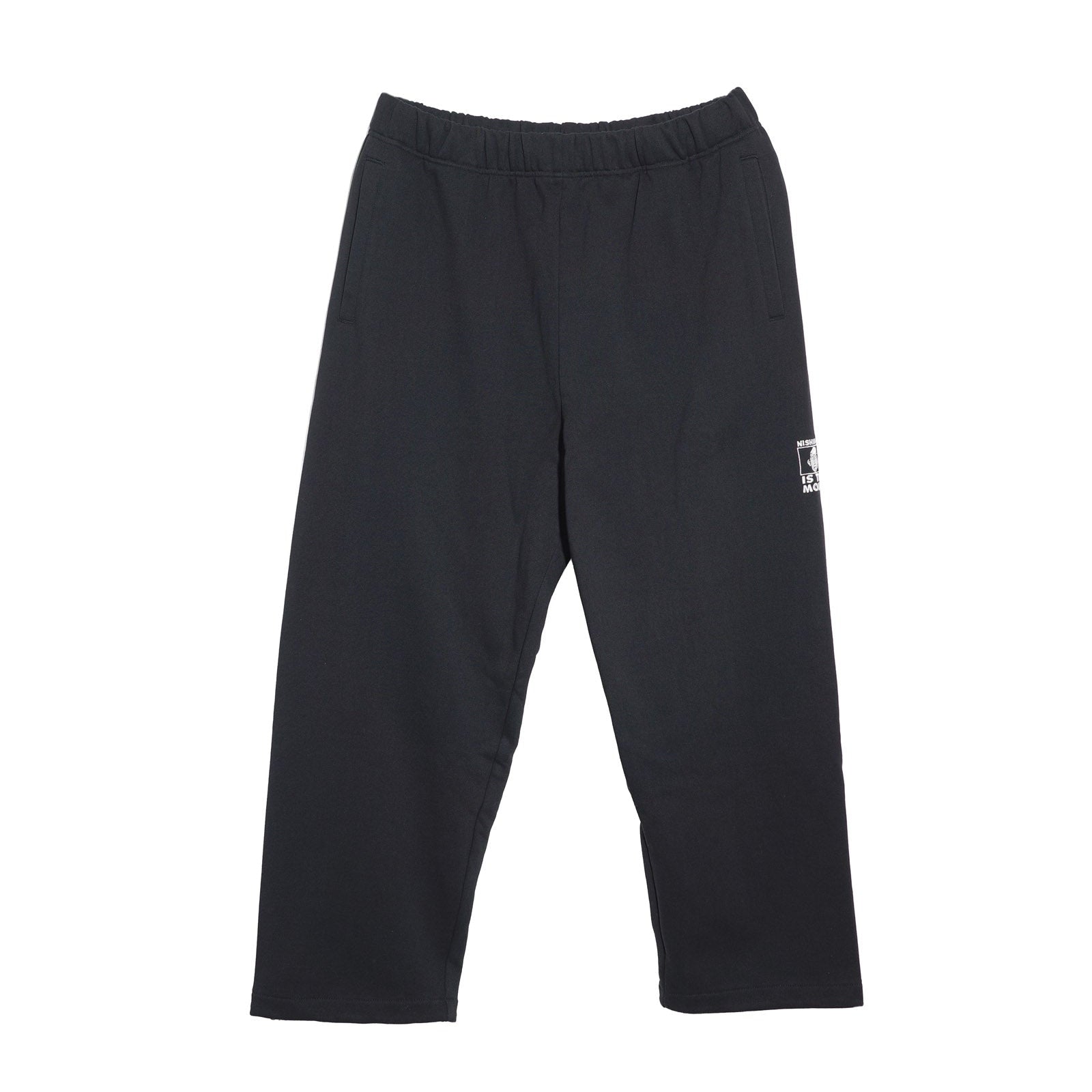 NISHIMOTO IS THE MOUTH  WIDE SWEAT PANTS NIM-EWD08 BLACK