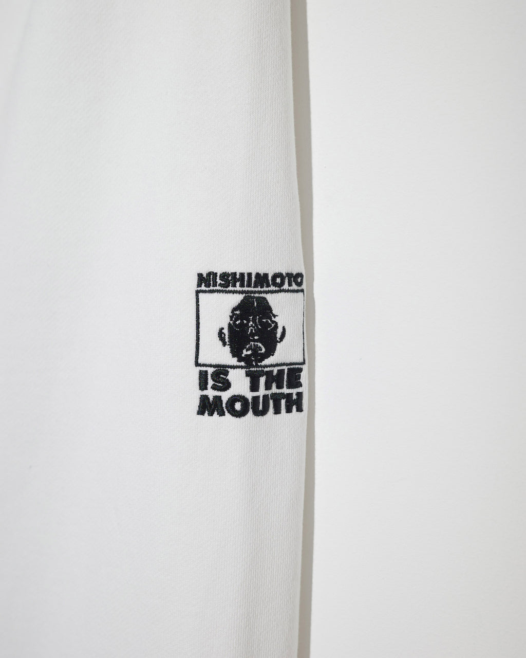 NISHIMOTO IS THE MOUTH  WIDE SWEAT PANTS NIM-EWD08 WHITE