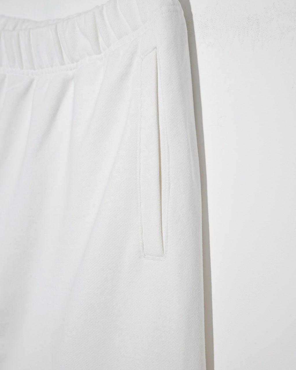 NISHIMOTO IS THE MOUTH  WIDE SWEAT PANTS NIM-EWD08 WHITE
