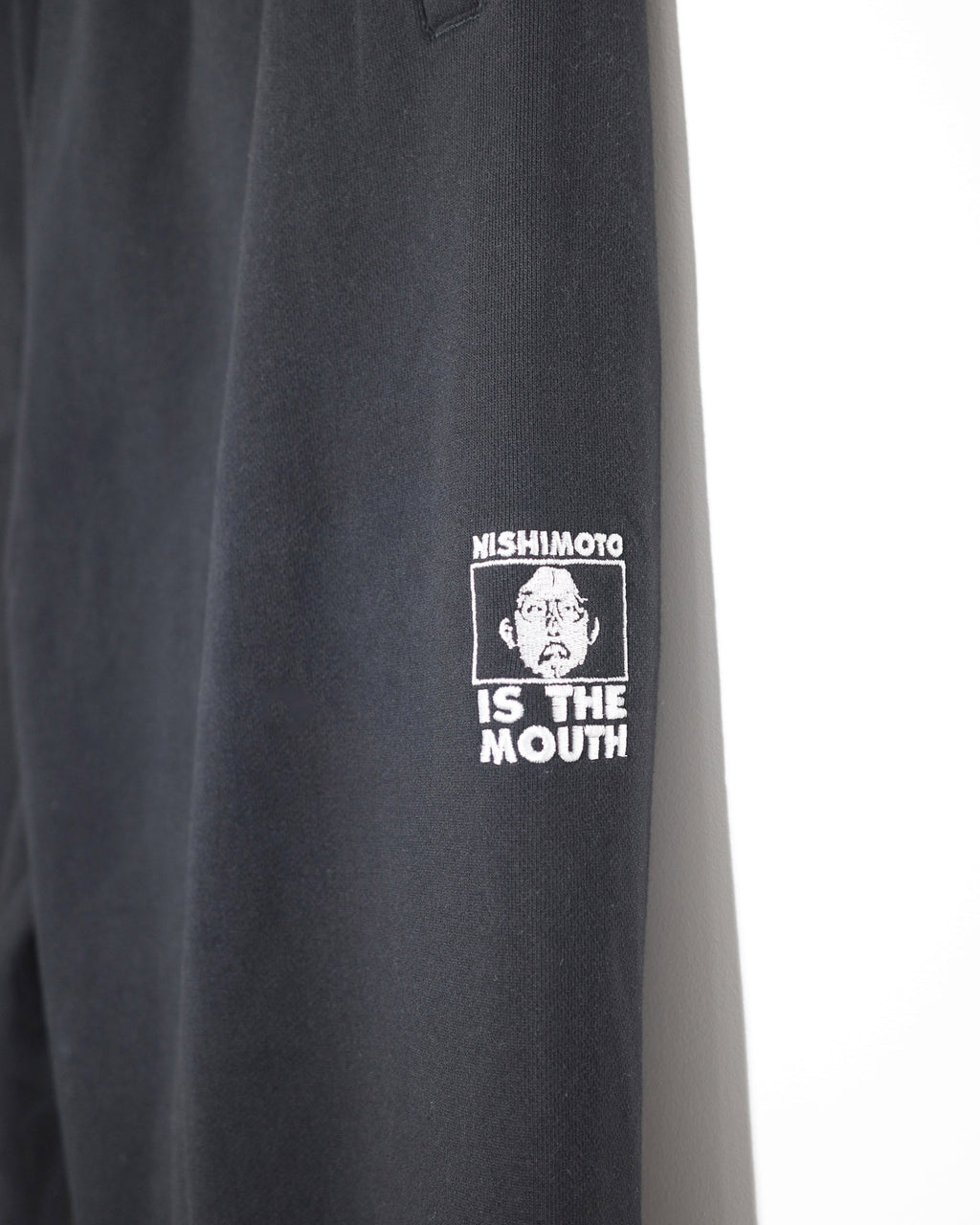 NISHIMOTO IS THE MOUTH  WIDE SWEAT PANTS NIM-EWD08 BLACK